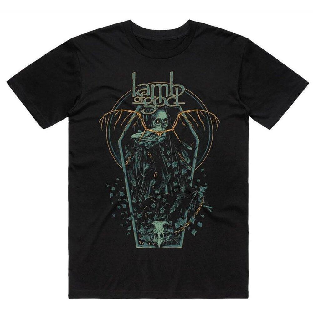 Lamb Of God Coffin Kopia Groove Metal Graphic Unisex T-Shirt